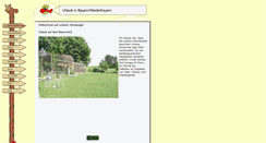 Desktop Screenshot of ferienhof-mirlach.de